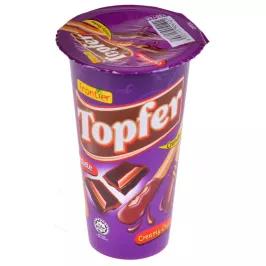 Бисквитные палочки Topfer с шоколадным кремом "Double Chocolate"